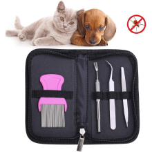 Tick Pliers, Tick Hook, Tick Remover for Dogs and Cats, Premium Stainless Steel Tick Hook, Remove Tick and Flea Easily (with Storage Box)