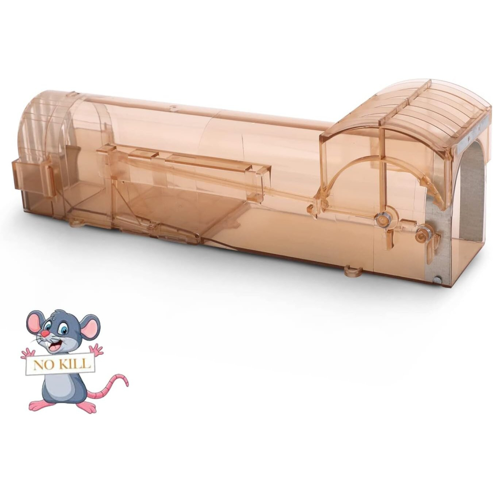 Mousetrap No Kill the Mice, (1 Pack, Brown)-image-OPC-PD2PMW8-NEW