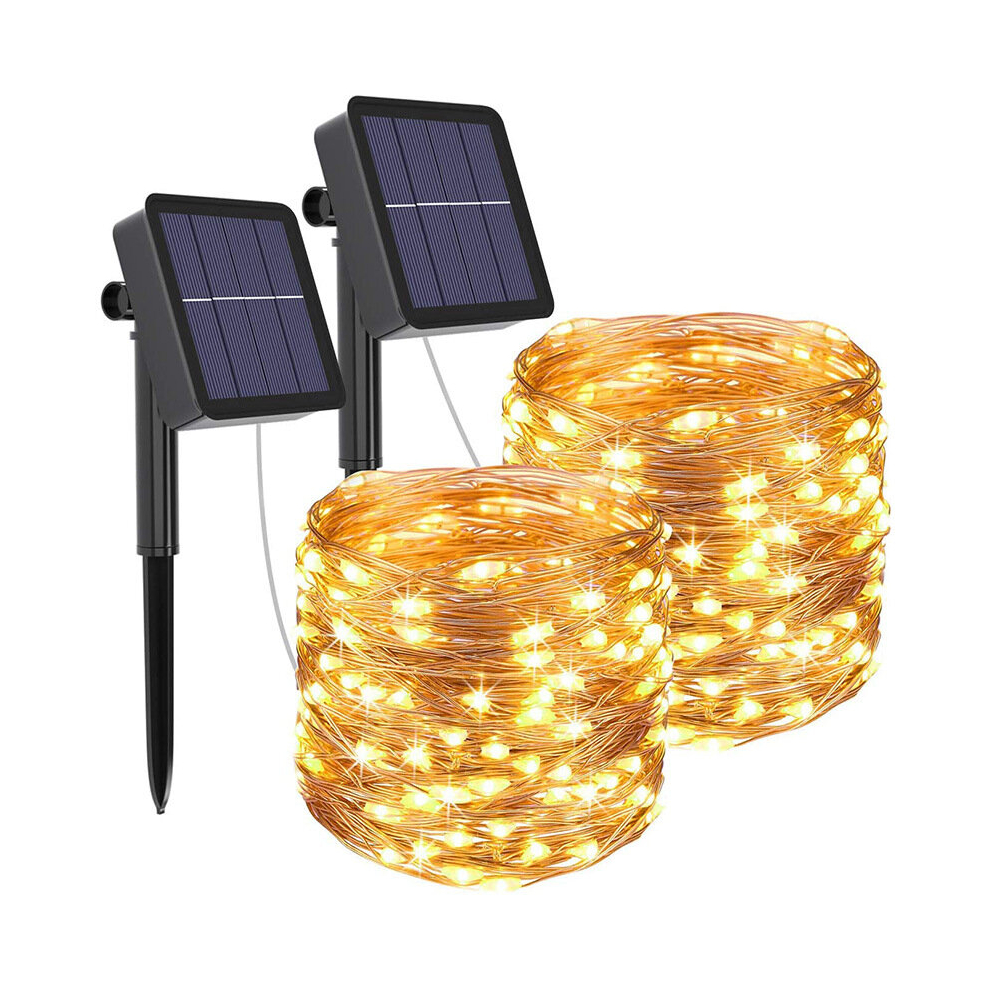 Outdoor Solar Lights 2 Pack for Garden Decoration
