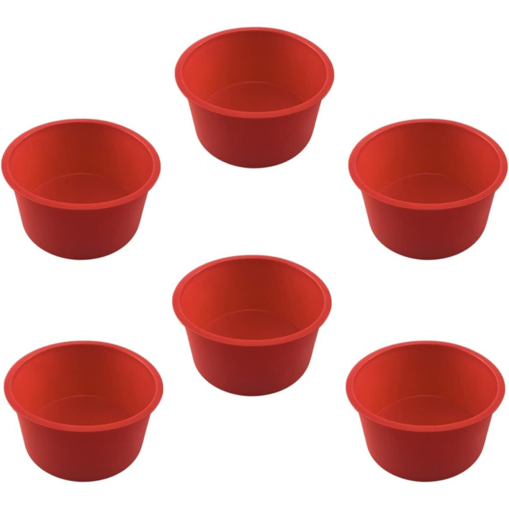6pcs 10cm Silicone Cake Molds for Baking Molds