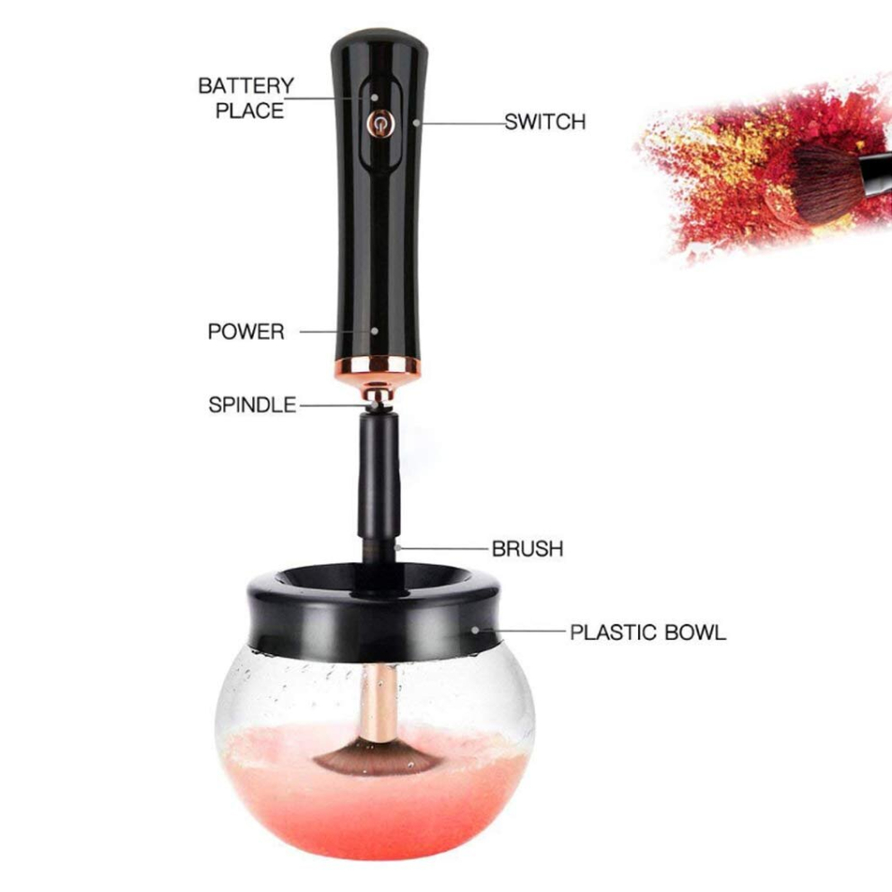 Makeup Brush Cleaner Ultra Fast Electric Cleaner and Dryer Automatic Makeup Brush Cleaning Tools