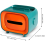 Tissue Box, Creative Tissue Box, Multifunctional Tissue Box, Desktop Tissue Storage Box for Car Living Room Kitchen Office Bedroom Decoration (Or 3