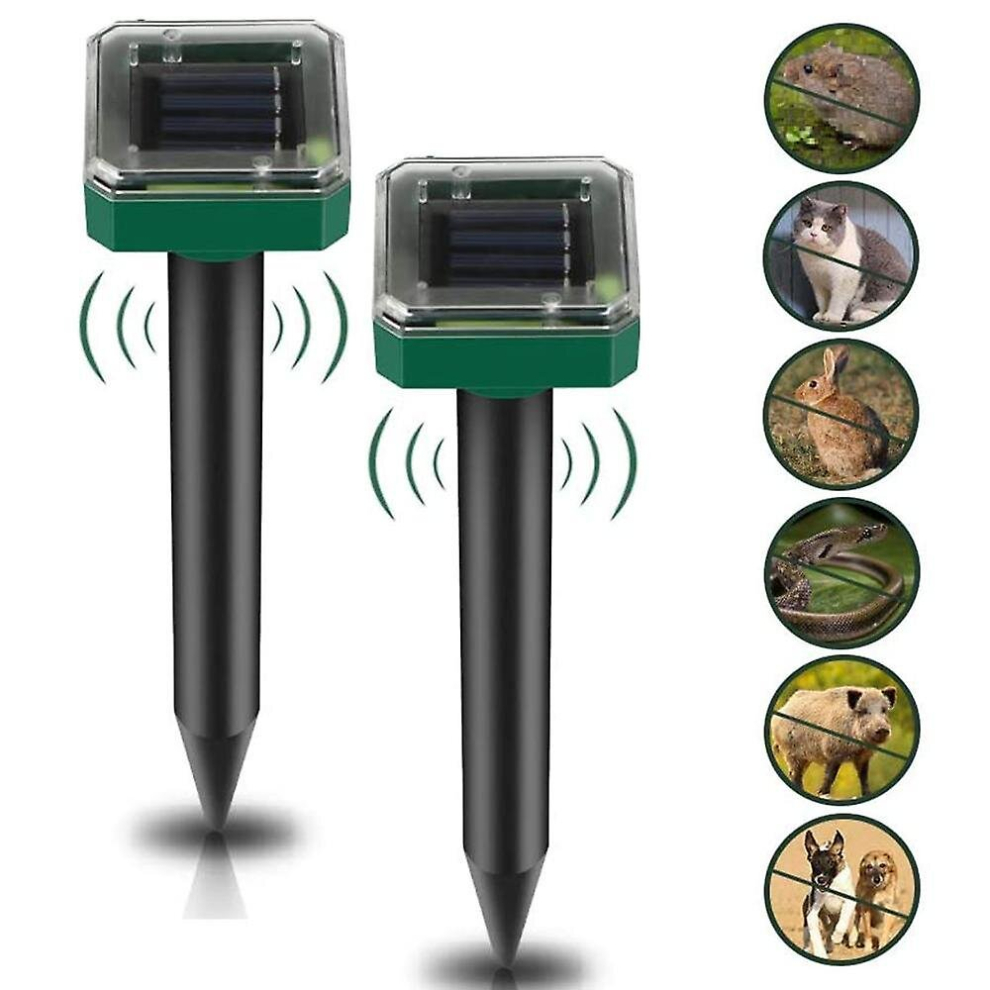 Solar Mole Repellent Space Ultrasonic Solar Mole Fright, Mole Control, Vole Fright Mole Repellent, Pest Control With Ip56 For The