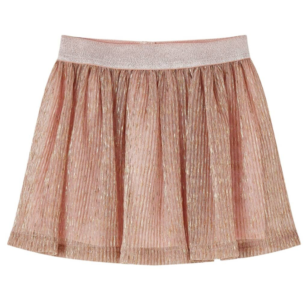 Vidaxl (104) Kids' Skirt Girls' Skater Skirt Children Short Skirt With Glitters Soft Pink