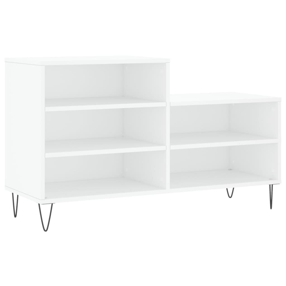 (white) vidaXL Shoe Cabinet Shoe Cupboard Shoe Storage Rack Shelf Engineered Wood