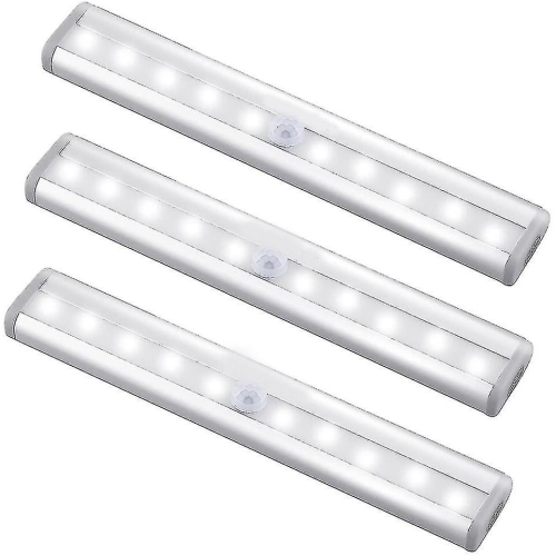 3 Pack Upgraded Usb Rechargeable 10 Led Magnetic Motion Sensor Light 1