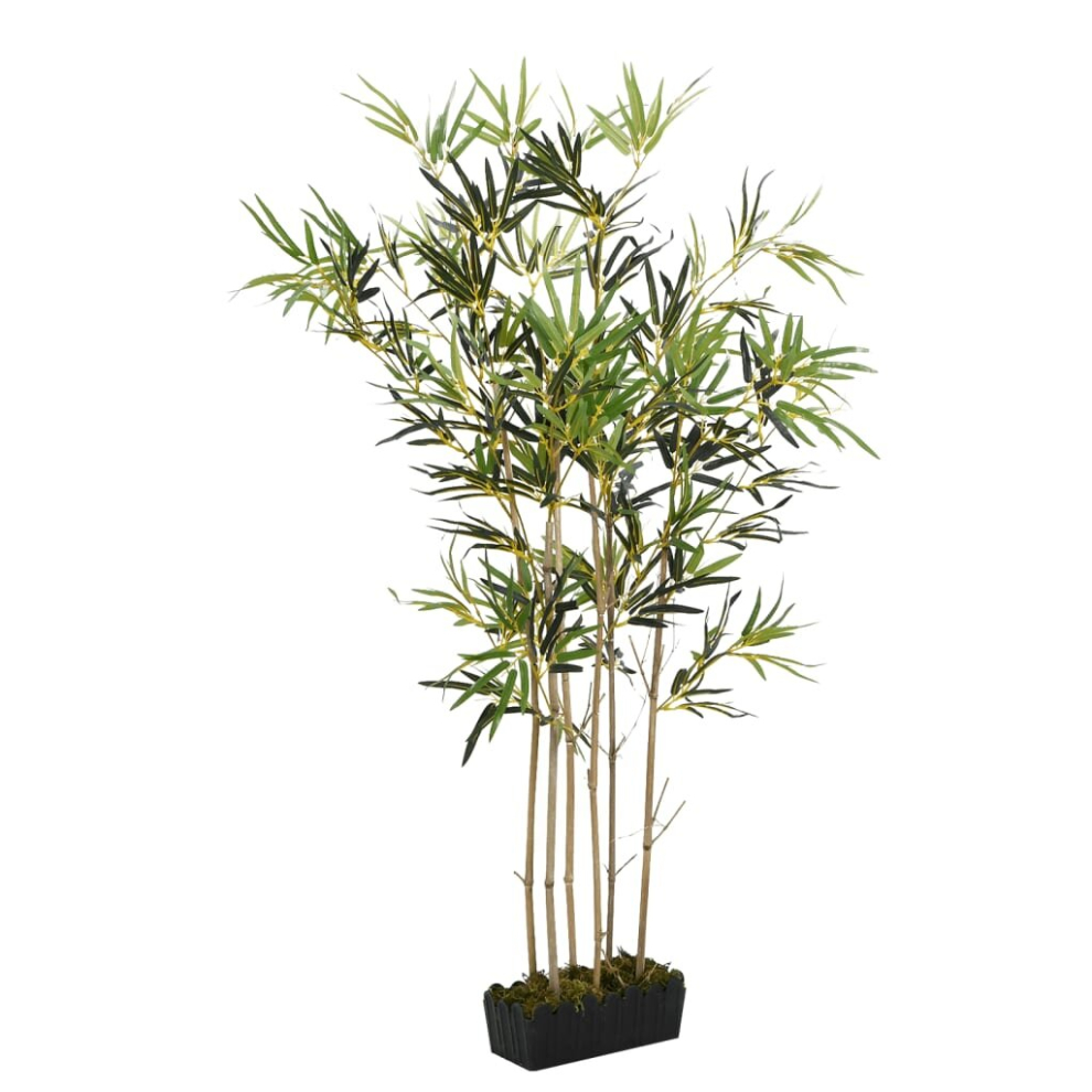 (30 x 14 x 150 cm) vidaXL Artificial Bamboo Tree Fake Plant Artificial Plant 828 Leaves Green