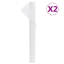 (white, 10 x 1.6 m/ 2 pcs) vidaXL Plant Fleece Frost Protection Outdoor Plant Cover Garden Fleece 70 g/m²