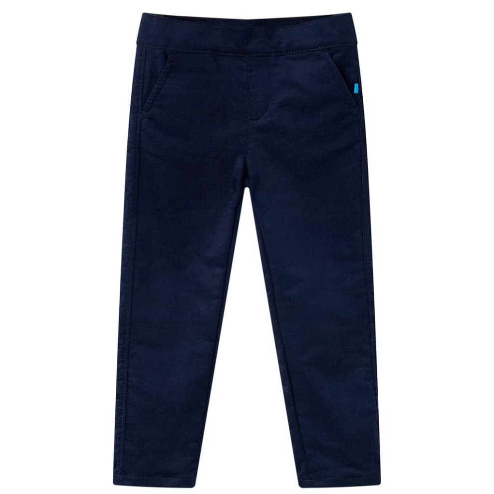 (dark navy, 92) Kids' Pants Toddler Trousers School Children's Pants with Pockets Kids Clothes