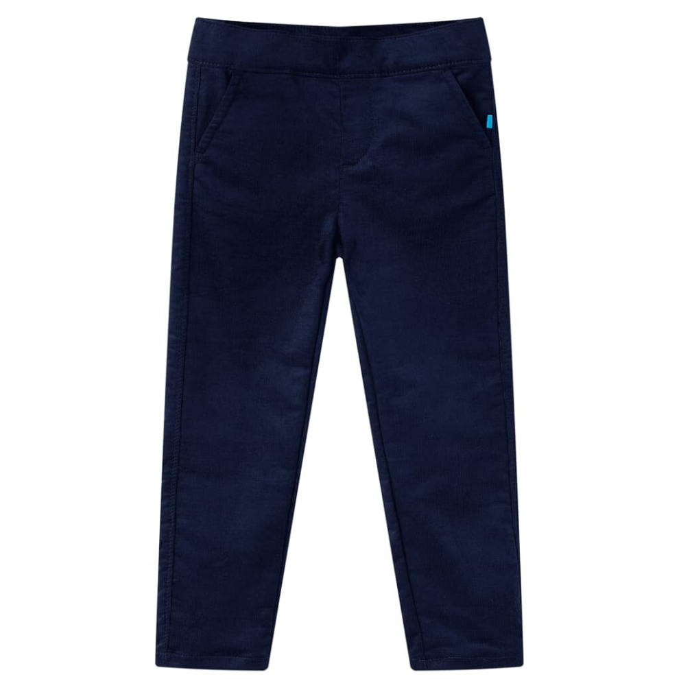 Vidaxl (Dark Navy, 116) Kids' Pants Toddler Trousers School Children's Pants With Pockets Kids Clothes