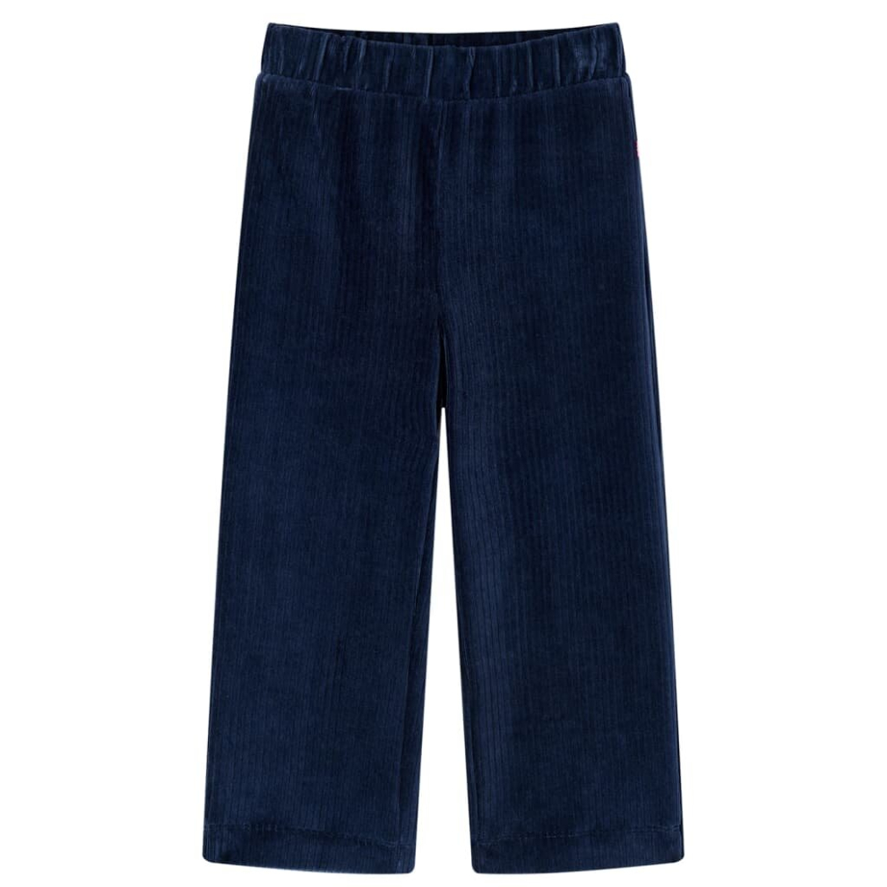 Vidaxl (Navy, 92) Kids' Pants Toddler Trousers Children's Pants With Pockets Clothes Corduroy