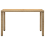 VidaXL vidaXL Solid Wood Acacia Garden Table Beige Poly Rattan Outdoor Dining Table 2