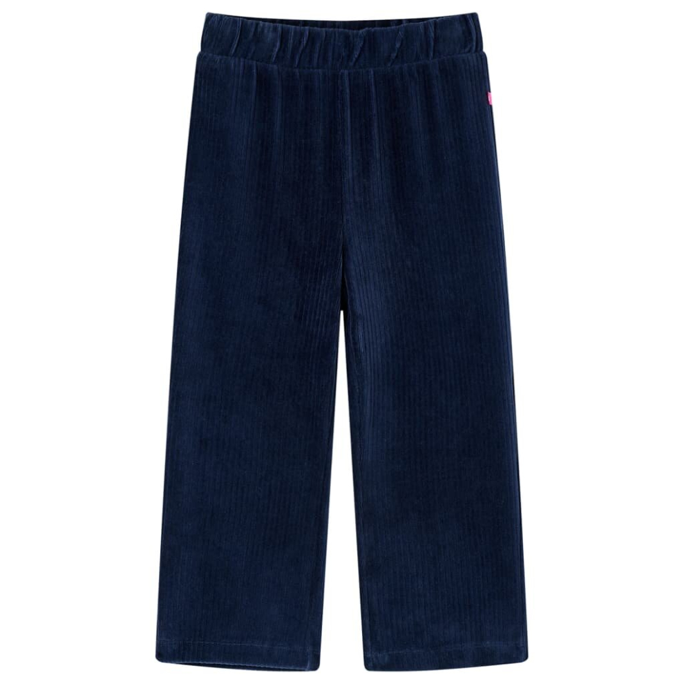Vidaxl (Navy, 104) Kids' Pants Toddler Trousers Clothes Children's Pants Kids Clothes Corduroy Blue