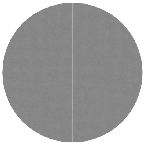 VidaXL (500 cm) vidaXL Pool Ground Cloth Floor Protector Mat Light Grey Polyester Geotextile