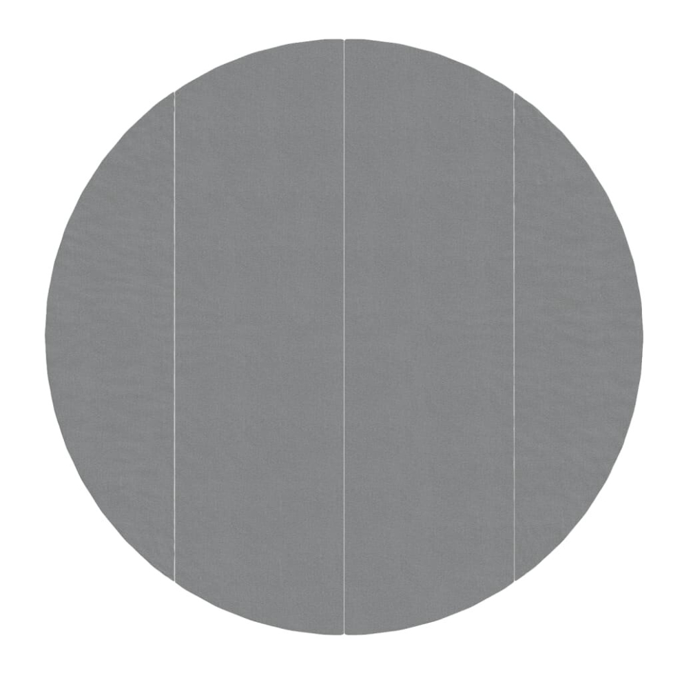 (458 cm) vidaXL Pool Ground Cloth Floor Protector Mat Light Grey Polyester Geotextile