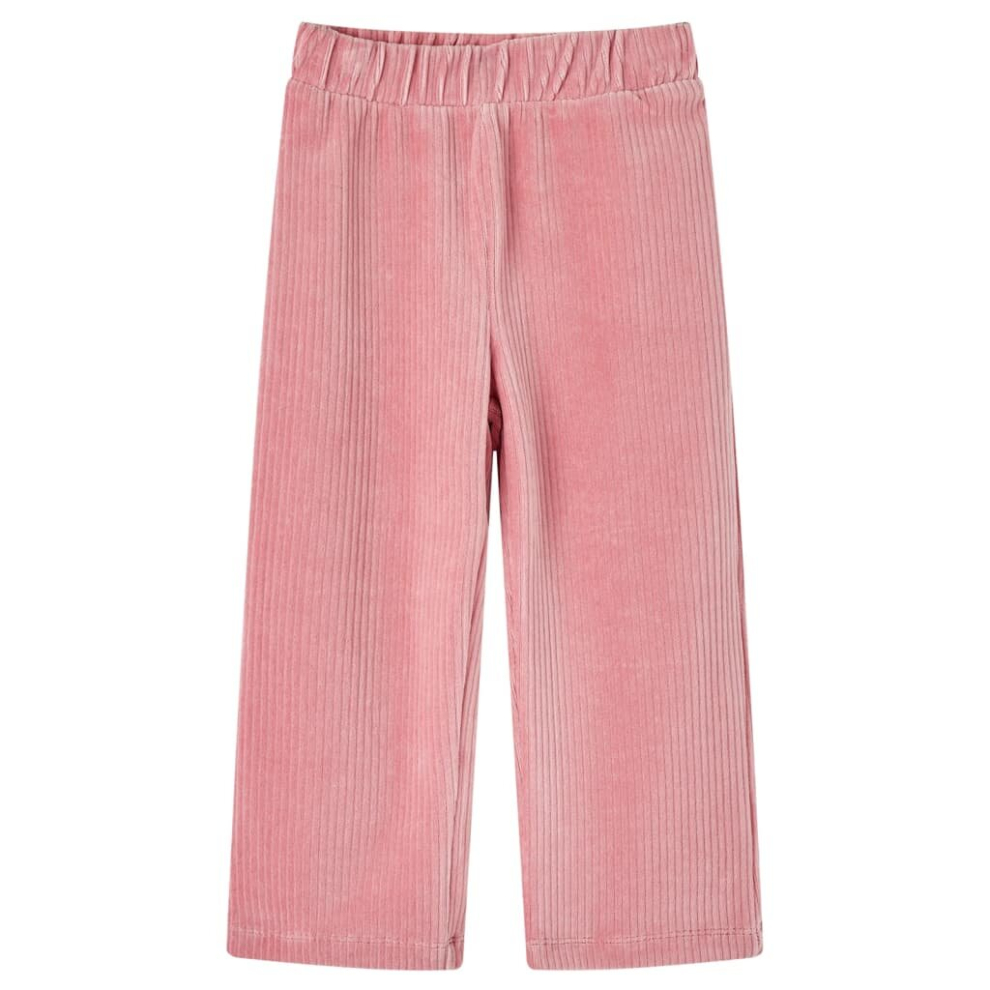 Vidaxl (Light 128) Kids' Pants Toddler Trousers Clothes Children's Pants Kids Clothes Corduroy Pink