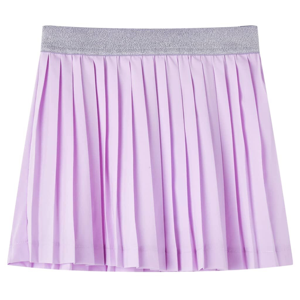 Vidaxl (Lila, 116) Kids' Pleated Skirt School Kids Children's Skater Skirt Girls' Short Skirt