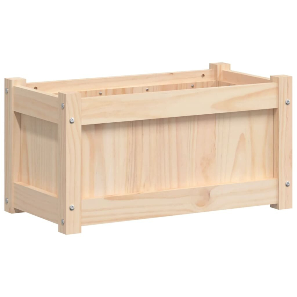 Vidaxl Garden Planter Flower Pot Outdoor Planter Box Plant Pot Solid Wood Pine