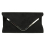 (Black) Womens Envelope Clutch Bag 2