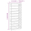 VidaXL (black, 77 bottle) vidaXL Wine Rack Wine Shelf Bottle Holder Wine Drinking Rack Solid Wood Pine 4