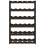 VidaXL (black, 30 bottle) vidaXL Wine Rack Wine Shelf Bottle Holder Wine Drinking Rack Solid Wood Pine 3