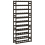 VidaXL (black, 77 bottle) vidaXL Wine Rack Wine Shelf Bottle Holder Wine Drinking Rack Solid Wood Pine 5