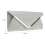(Grey) Womens Envelope Clutch Bag 2