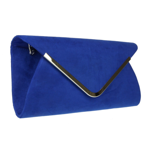 (Royal Blue) Womens Envelope Clutch Bag 1