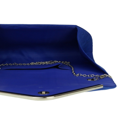 (Royal Blue) Womens Envelope Clutch Bag 2