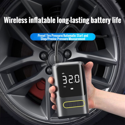 Car Air Compressor Portable Wireless Digital Electric Inflator Pump Inflatable 2