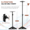 Casart Adjustable Studio Monitor Stands Pair Studio Speaker Stands W/ Triangular Metal Base 2
