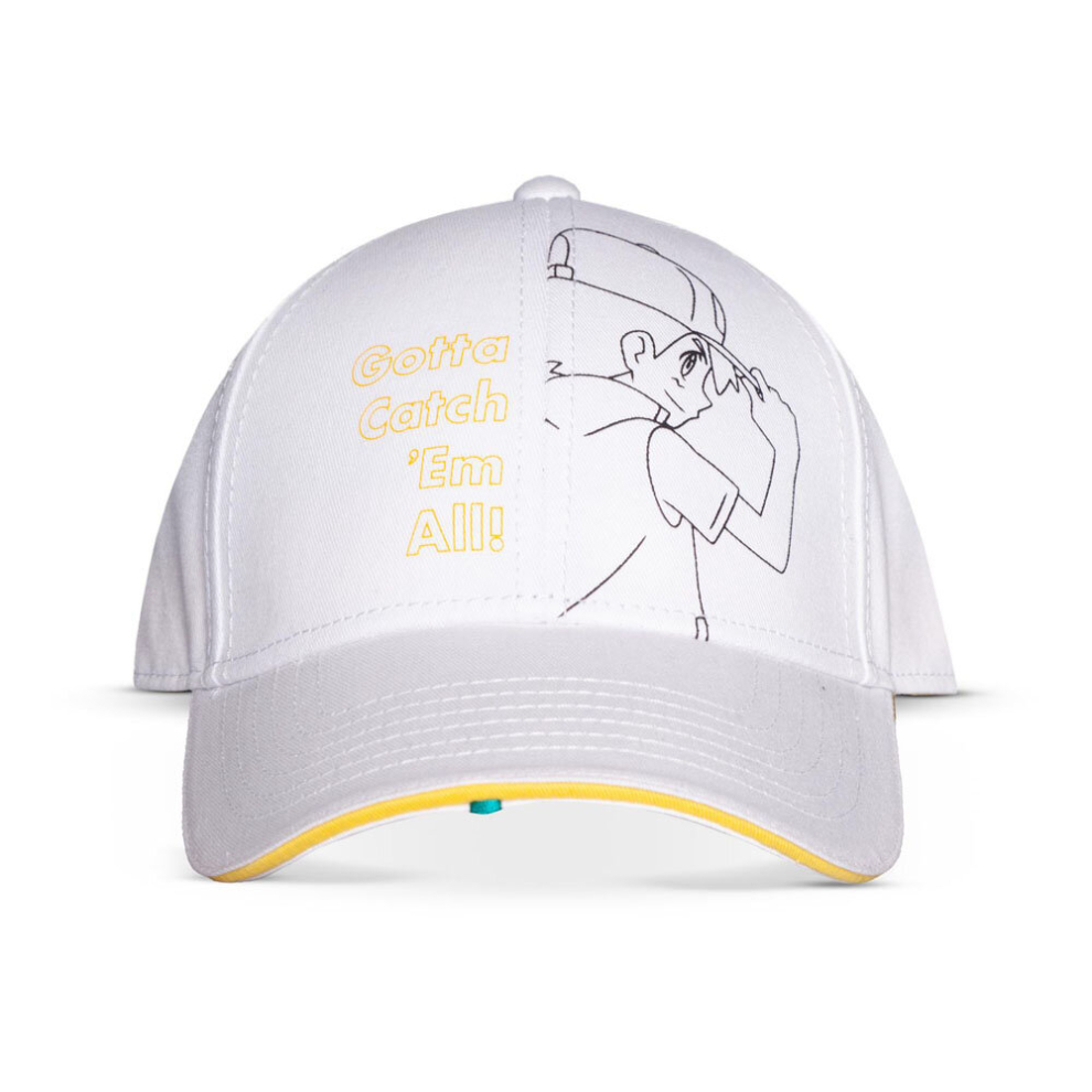 POKEMON Gotta Catch Them All Ash Line Art Adjustable Cap - BA522587POK