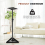 Casart Adjustable Studio Monitor Stands Pair Studio Speaker Stands W/ Triangular Metal Base 3
