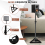 Casart Adjustable Studio Monitor Stands Pair Studio Speaker Stands W/ Triangular Metal Base 9
