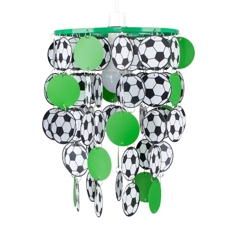 Childrens Green Football Bedroom/Nursery Ceiling Pendant Light Shade
