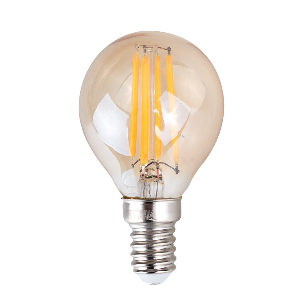 6 Pack Golfball LED Bulb 4W 2700K