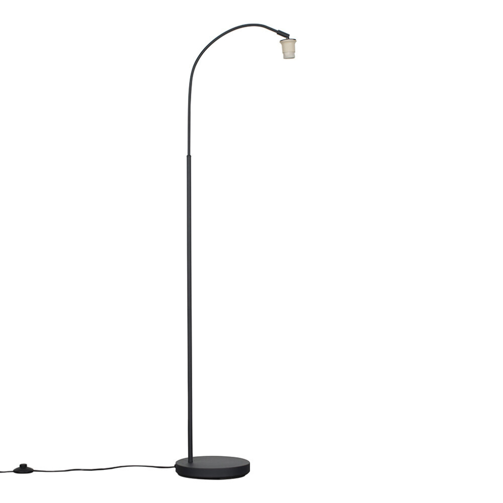 Curva Grey Floor Lamp Base