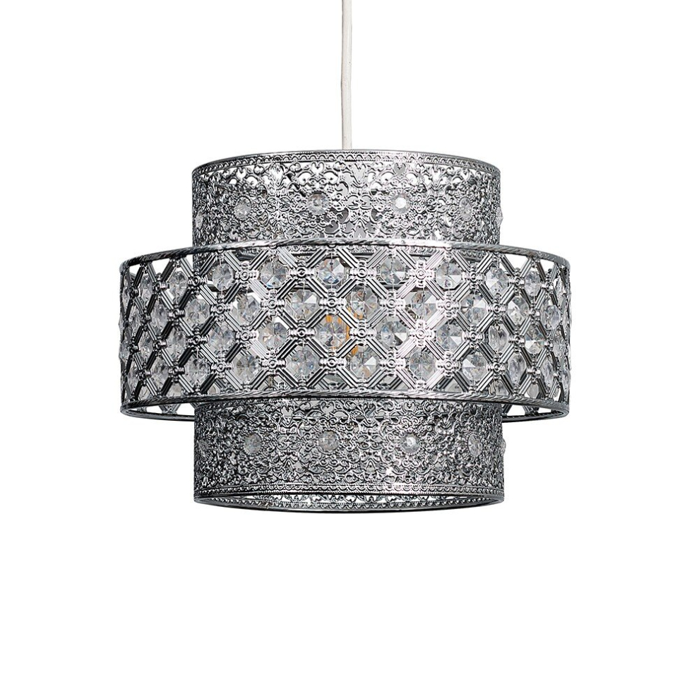 Tiana Silver Ceiling Light Pendant