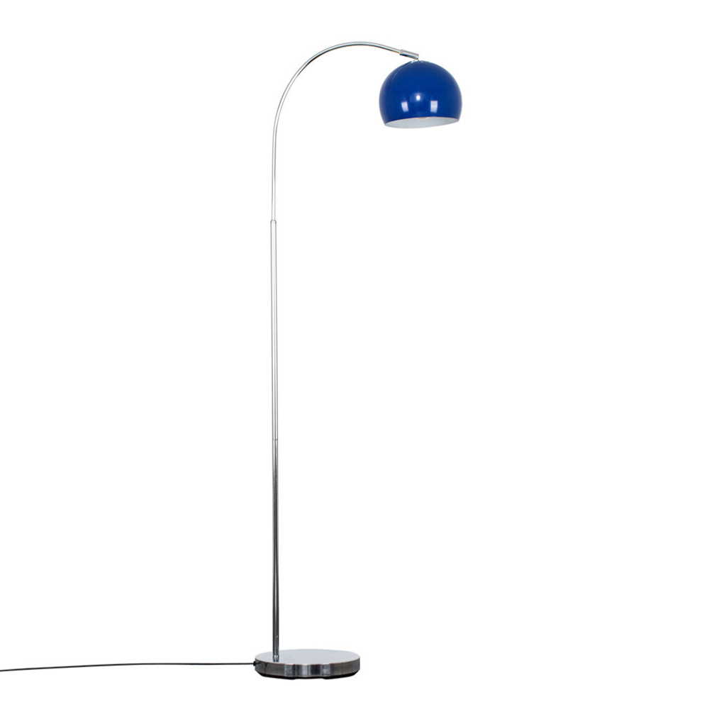 Curva Silver Floor Lamp