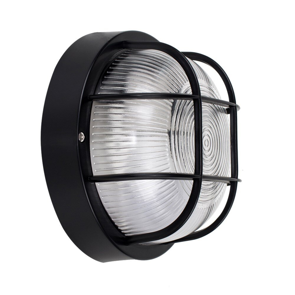 Pendle Black Outdoor Wall Bulkhead Light