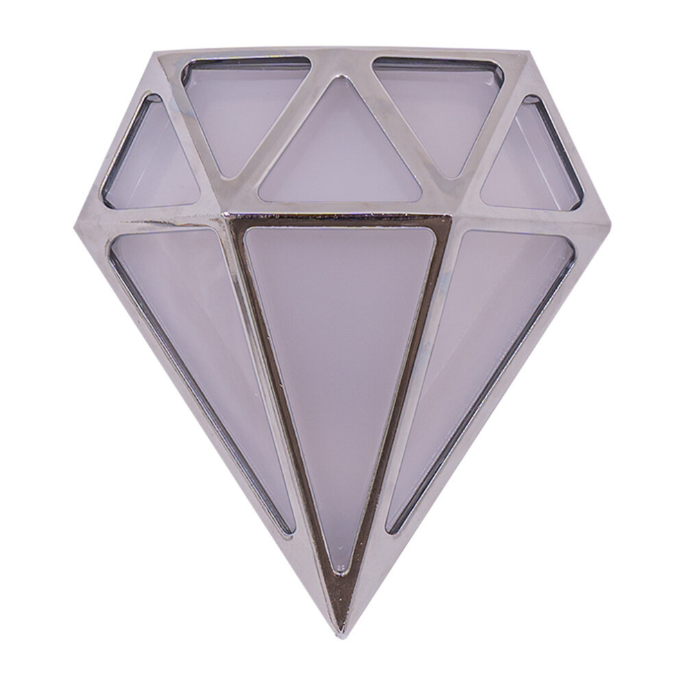 Diamond Chrome Bathroom Wall Light