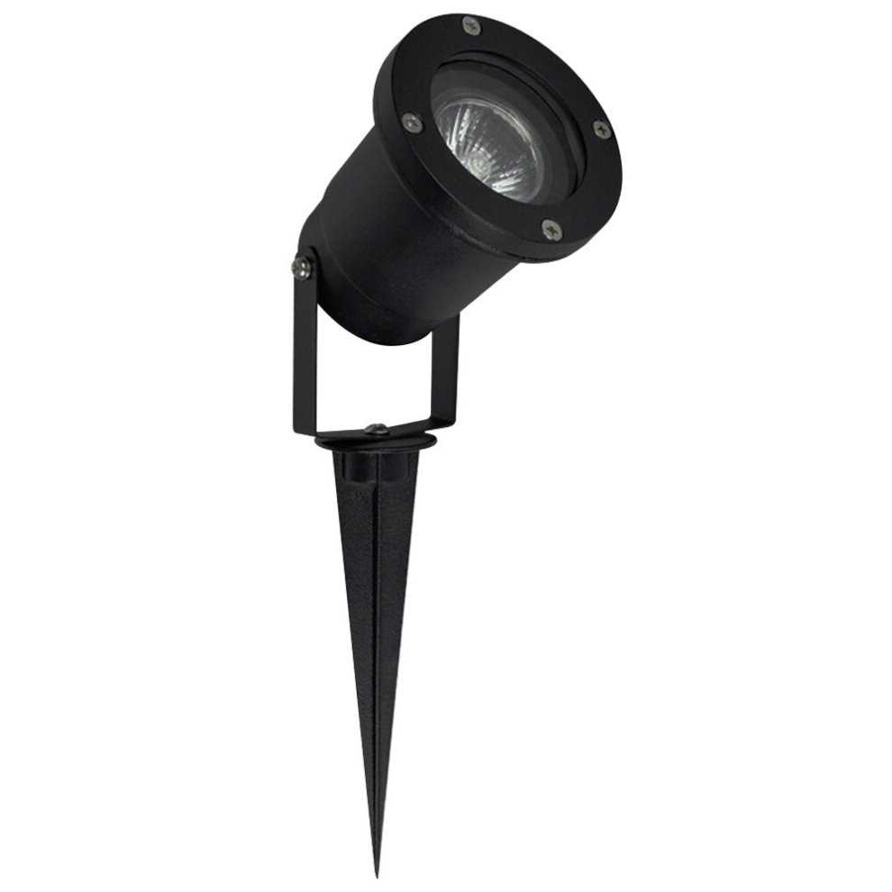 Set of 8 Derwent Black Outdoor IP65 Light with LED Bulbs