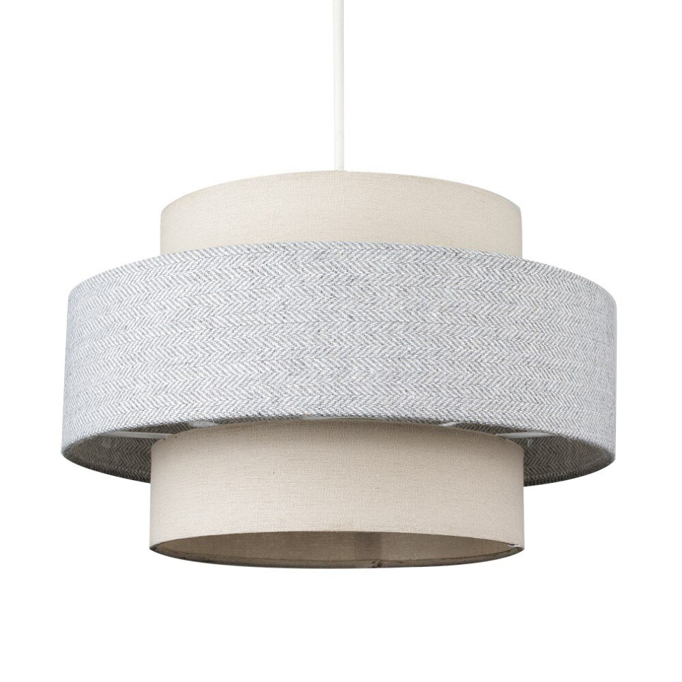 Weaver Grey Ceiling Pendant Shade