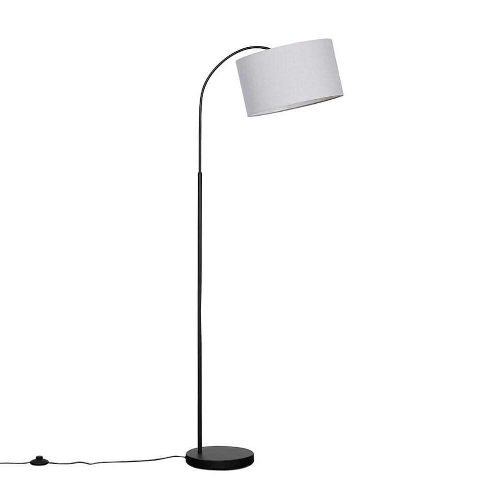 Curva Black Floor Lamp Base