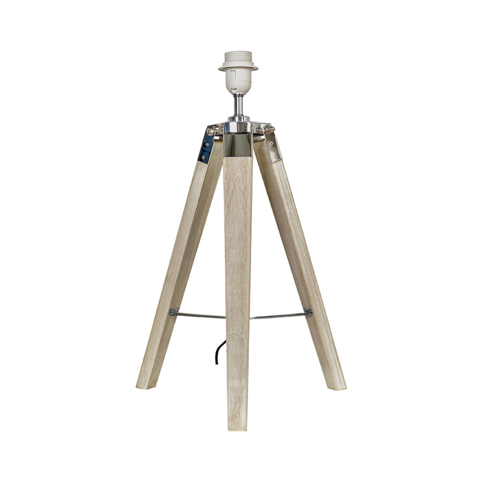 Clipper Tripod Brown Table Lamp Base