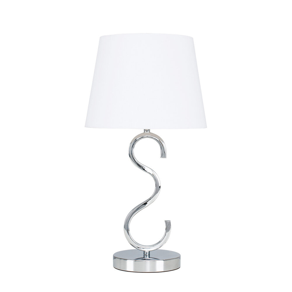 Cabonna Silver Table Lamp Dimmable