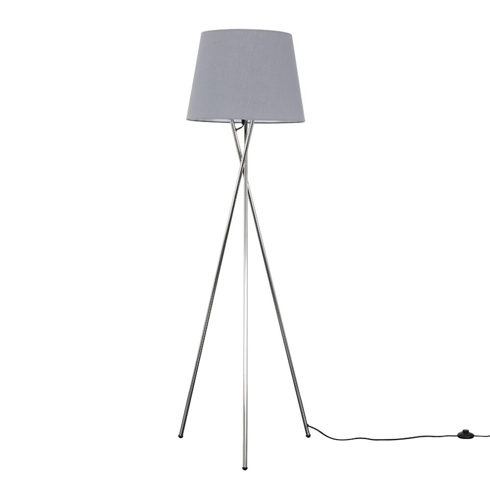 Camden Silver Floor Lamp