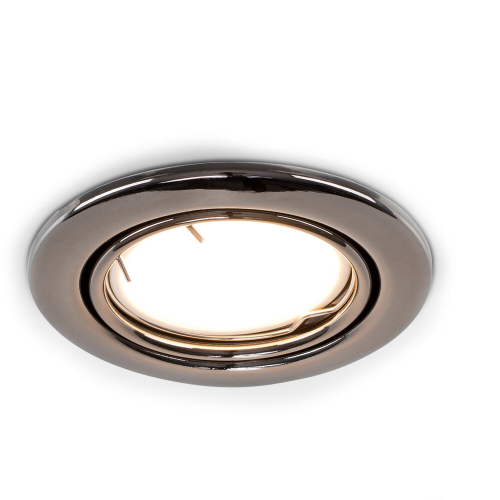 Fire Rated Black Chrome Tiltable GU10 Recessed Ceiling Downlight ...