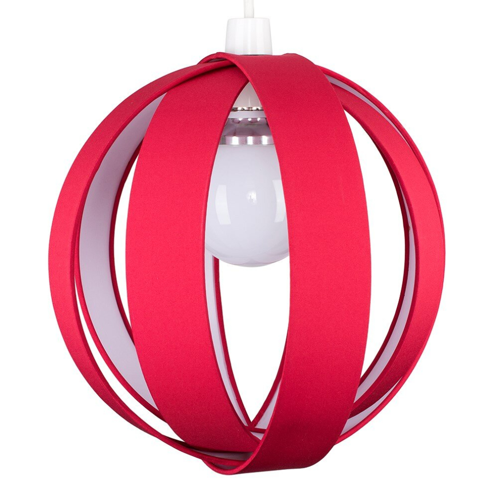 J90 Red Ceiling Pendant Shade