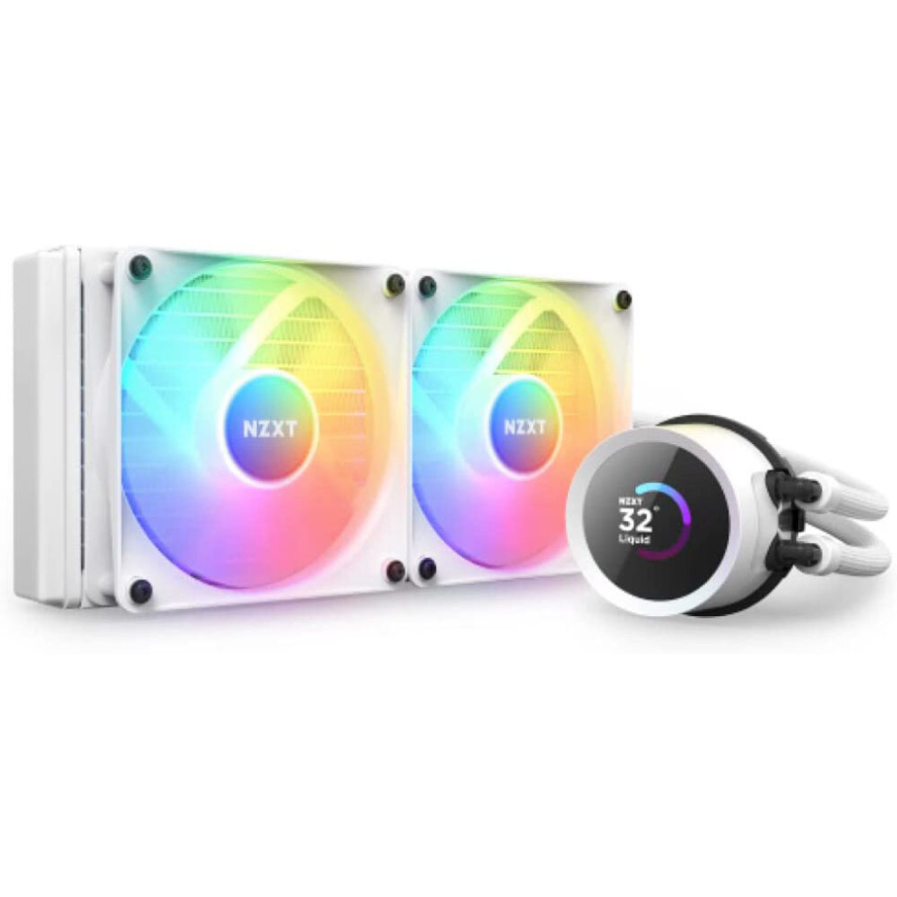 Nzxt Kraken 280 Rgb, Weiß Wasserkühlung Für Amd Und Intel Cpu Weiss Rl-Kr280-W1 - Bild 4